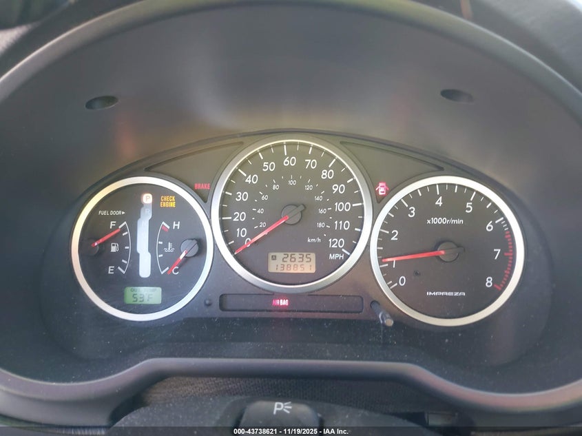 2006 Subaru Impreza Outback Sport VIN: JF1GG68656H819222 Lot: 43738621