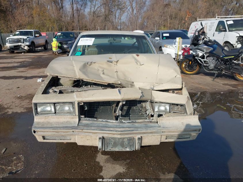 1981 Chevrolet Monte Carlo VIN: 1G1AZ37J6BK476036 Lot: 43738741