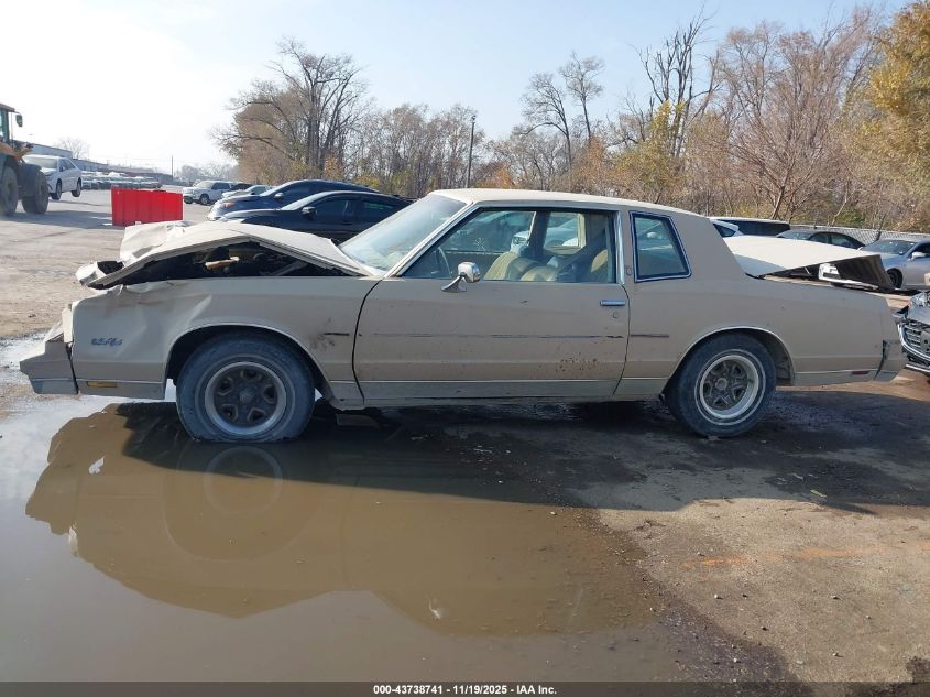 1981 Chevrolet Monte Carlo VIN: 1G1AZ37J6BK476036 Lot: 43738741