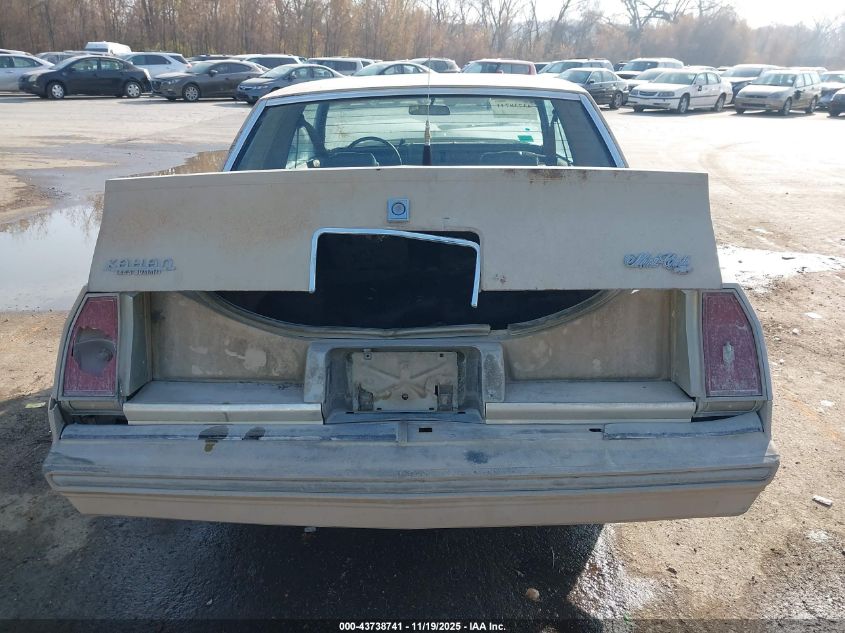 1981 Chevrolet Monte Carlo VIN: 1G1AZ37J6BK476036 Lot: 43738741