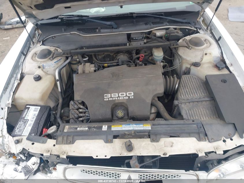 1998 Pontiac Bonneville Se VIN: 1G2HX52K5W4224980 Lot: 43738743