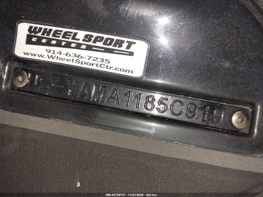 2019 Yamaha Other VIN: USYAMA1185C919 Lot: 43738747