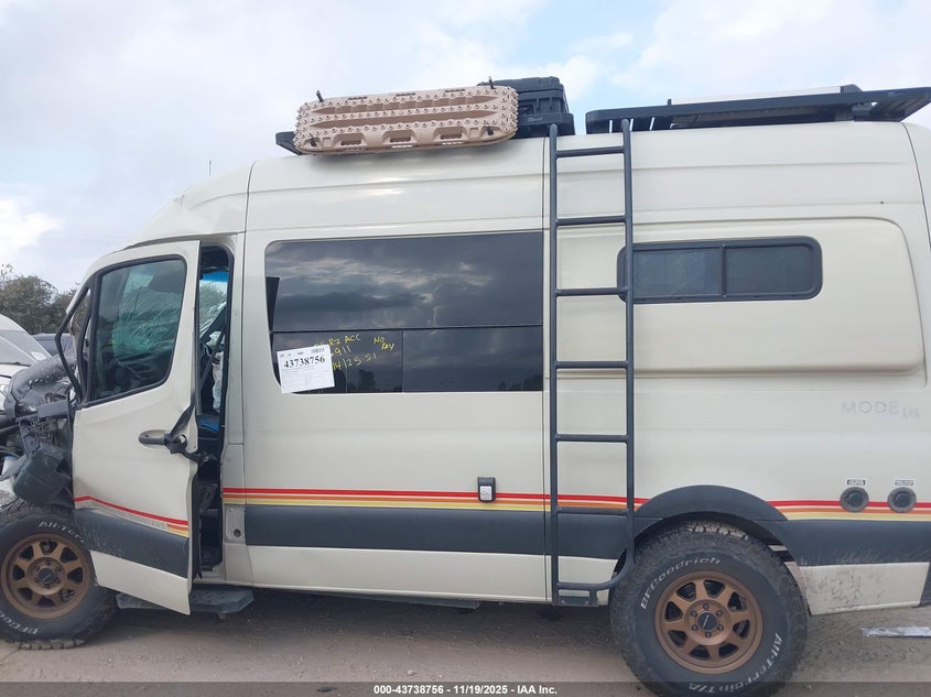 2019 Mercedes-Benz Sprinter 2500 Standard Roof V6 VIN: W1W4EBVY5KT016911 Lot: 43738756