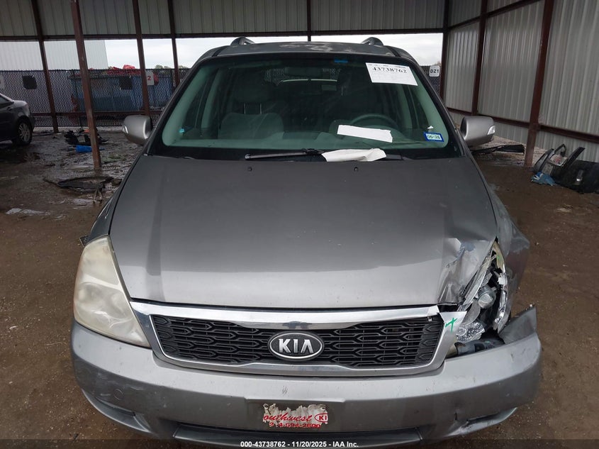 2011 Kia Sedona Lx VIN: KNDMG4C7XB6384365 Lot: 43738762
