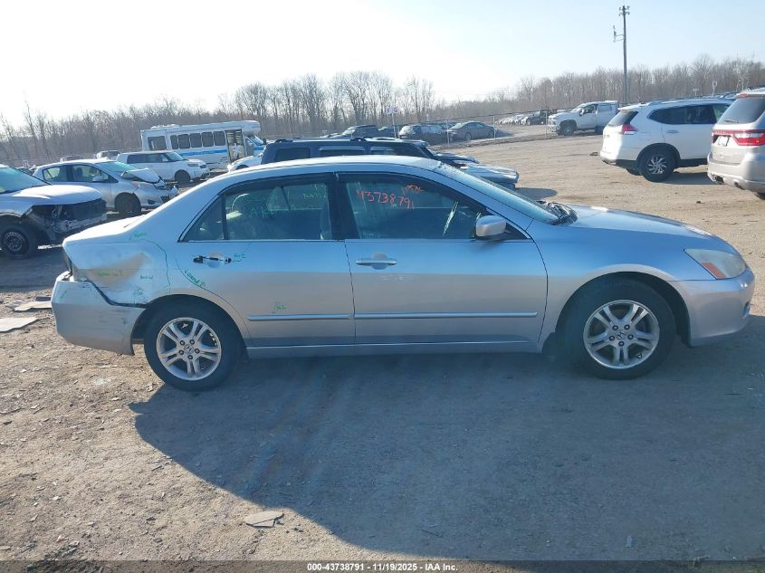 2007 Honda Accord 2.4 Se VIN: JHMCM56317C006252 Lot: 43738791
