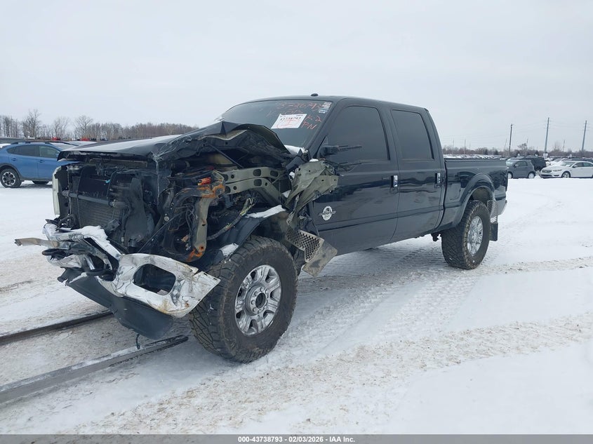 Vin: 1ft7w2bt6bec47013, lot: 44234153, ford f-250 lariat 20112