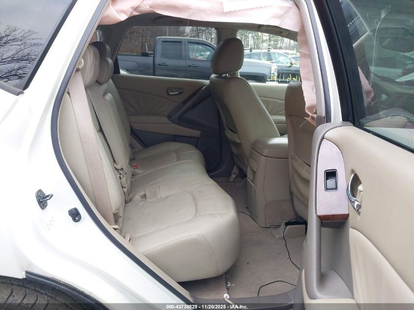 2009 Nissan Murano Le VIN: JN8AZ18W99W102131 Lot: 43738829