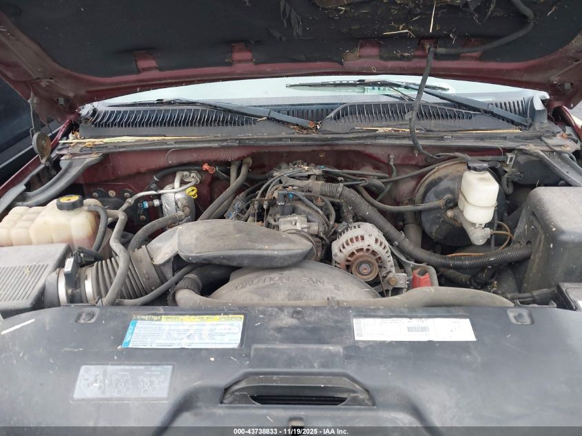 2000 Chevrolet Silverado 1500 Ls VIN: 1GCEC14T2YE265041 Lot: 43738833