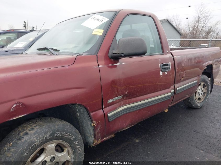 2000 Chevrolet Silverado 1500 Ls VIN: 1GCEC14T2YE265041 Lot: 43738833