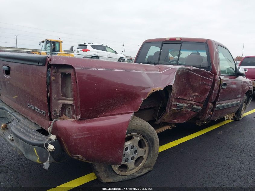 2000 Chevrolet Silverado 1500 Ls VIN: 1GCEC14T2YE265041 Lot: 43738833