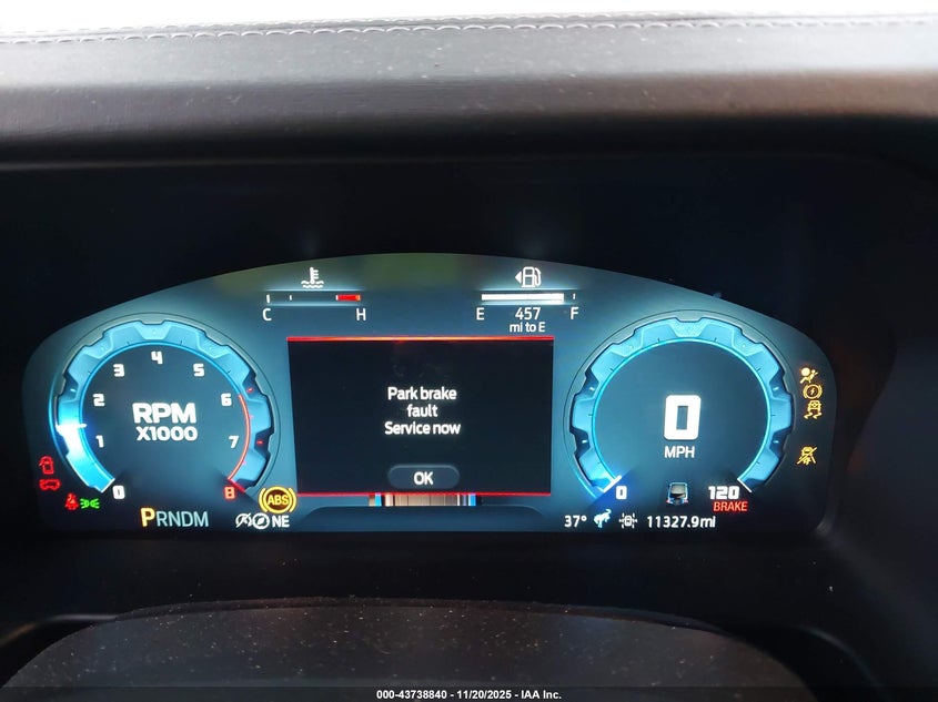 2025 Ford Bronco Outer Banks VIN: 1FMEE8BP5SLA41382 Lot: 43738840