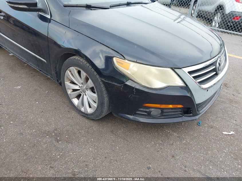 2010 Volkswagen Cc Sport VIN: WVWML7AN3AE510150 Lot: 43738875