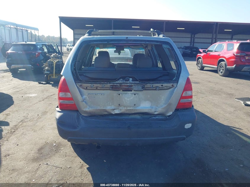 2005 Subaru Forester 2.5X VIN: JF1SG636X5G738917 Lot: 43738880