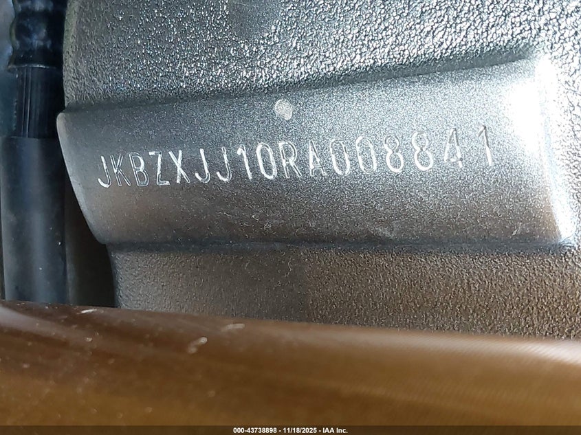 2024 Kawasaki Zx636 K VIN: JKBZXJJ10RA008841 Lot: 43738898