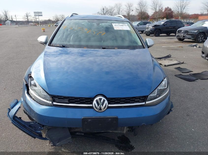 2019 Volkswagen Golf Alltrack Tsi S/Tsi Se/Tsi Sel VIN: 3VWH17AU5KM517530 Lot: 43739079