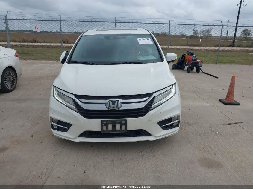 2018 Honda Odyssey Touring VIN: 5FNRL6H88JB042947 Lot: 43739126