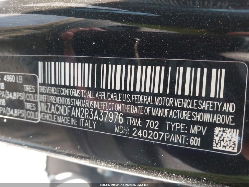 2024 Dodge Hornet Gt VIN: ZACNDFAN2R3A37976 Lot: 43739152