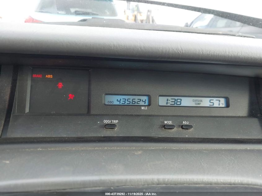 2001 Toyota Avalon Xl VIN: 4T1BF28B61U129617 Lot: 43739292