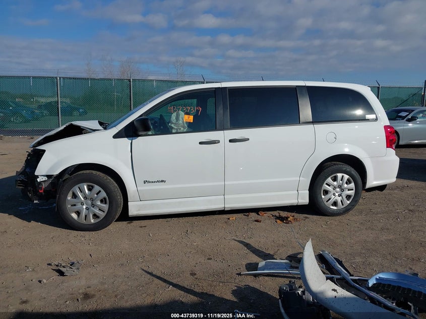 2019 Dodge Grand Caravan Se VIN: 2C7WDGBG5KR801536 Lot: 43739319