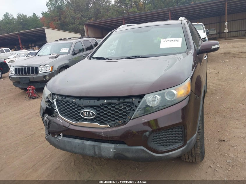 2012 Kia Sorento Lx V6 VIN: 5XYKT4A27CG260174 Lot: 43739375