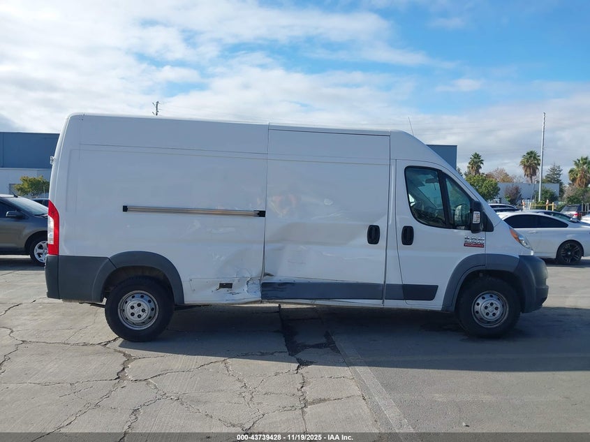 2018 Ram Promaster 2500 High Roof 159 Wb VIN: 3C6TRVDG8JE148632 Lot: 43739428
