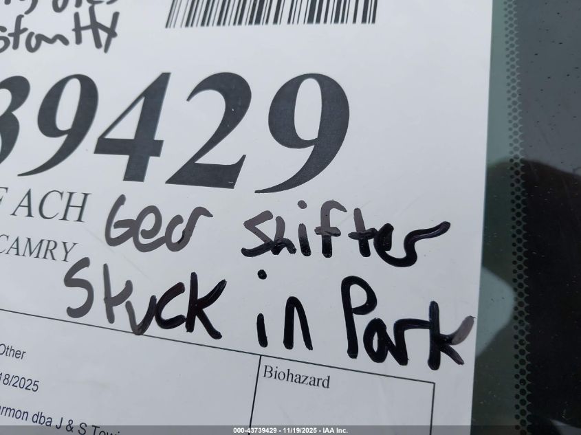 2007 Toyota Camry Xle V6 VIN: 4T1BK46K57U534113 Lot: 43739429