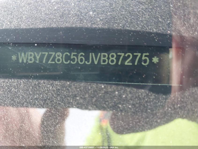 2018 BMW I3S 94Ah W/Range Extender VIN: WBY7Z8C56JVB87275 Lot: 43739501