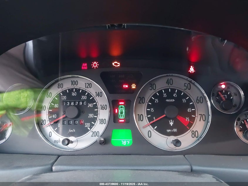 2002 Maserati Coupe VIN: ZAMBC38A920006344 Lot: 43739600