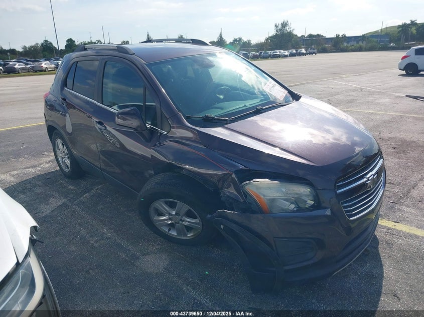 Vin: 3gncjlsb4gl201933, lot: 44235010, chevrolet trax lt 20161