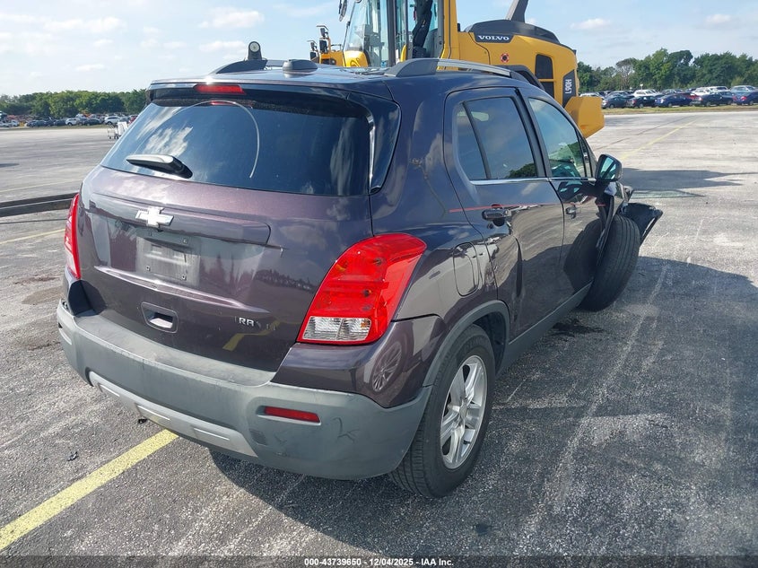 Vin: 3gncjlsb4gl201933, lot: 44235010, chevrolet trax lt 20164