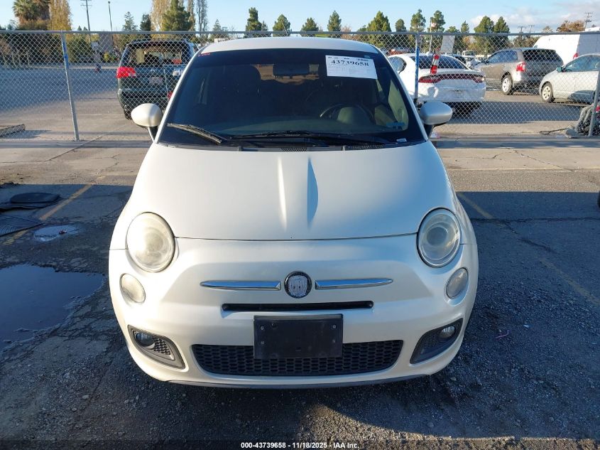 2012 Fiat 500 Sport VIN: 3C3CFFBR6CT383769 Lot: 43739658