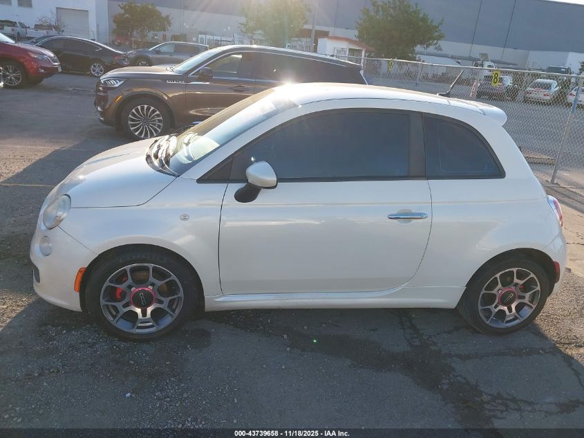 2012 Fiat 500 Sport VIN: 3C3CFFBR6CT383769 Lot: 43739658