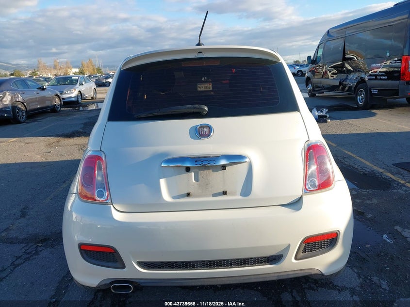 2012 Fiat 500 Sport VIN: 3C3CFFBR6CT383769 Lot: 43739658