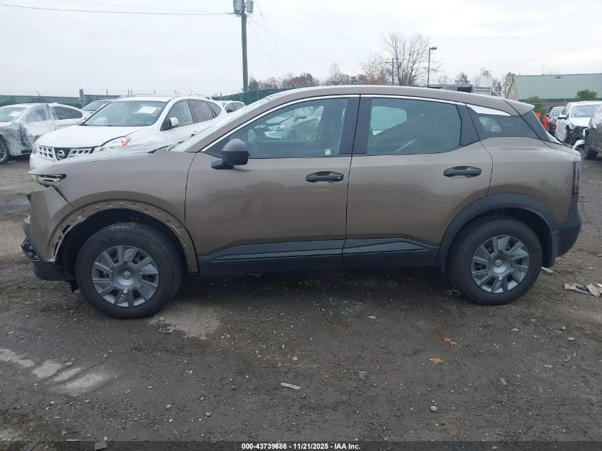 2025 Nissan Kicks S Intelligent Awd VIN: 3N8AP6BB0SL332113 Lot: 43739686