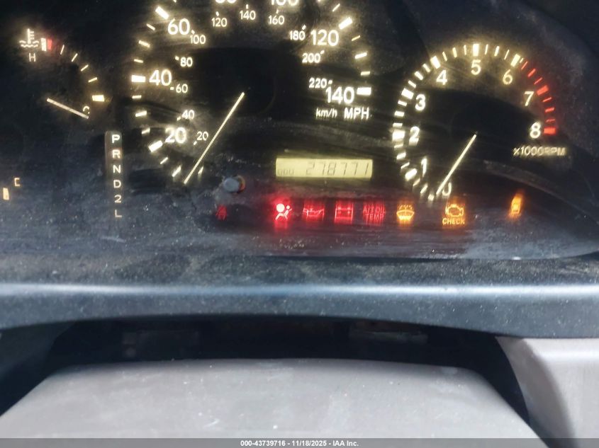 2002 Lexus Rx 300 VIN: JTJHF10UX20263087 Lot: 43739716