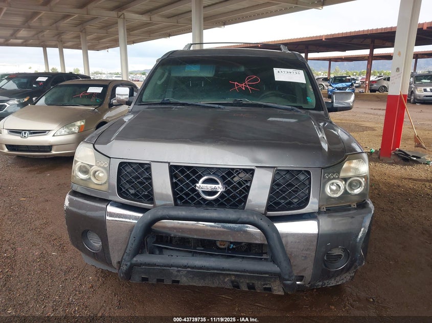 2007 Nissan Armada Se VIN: 5N1AA08A87N700890 Lot: 43739735