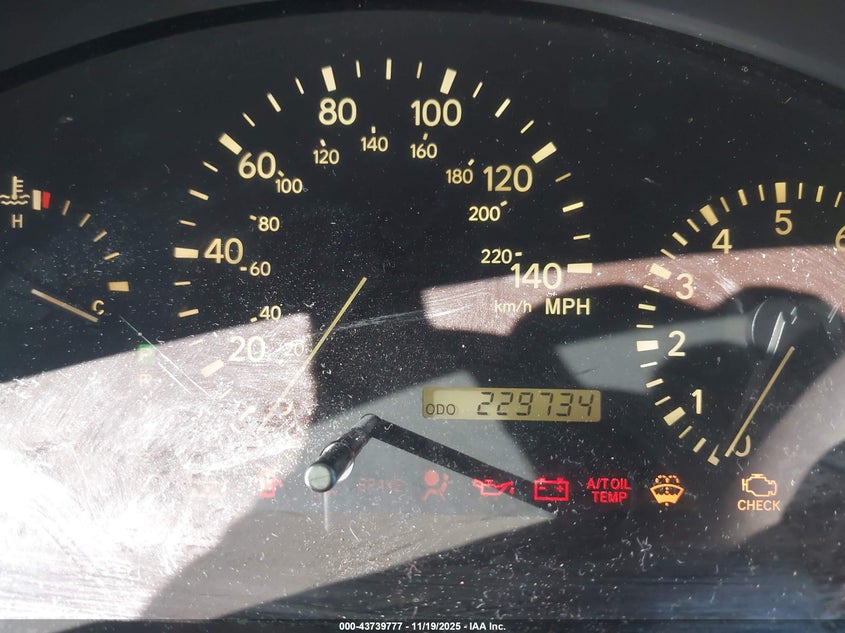 2001 Lexus Rx 300 VIN: JTJHF10U010175860 Lot: 43739777