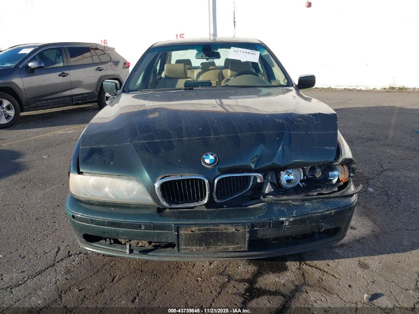 2002 BMW 530Ia VIN: WBADT63442CH96358 Lot: 43739846