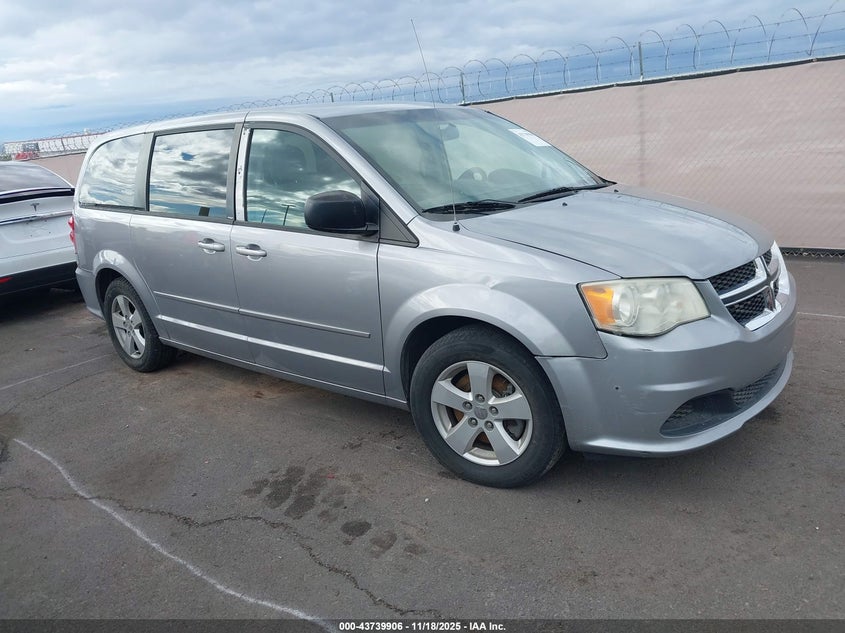 2013 Dodge Grand Caravan Se VIN: 2C4RDGBGXDR618033 Lot: 43739906