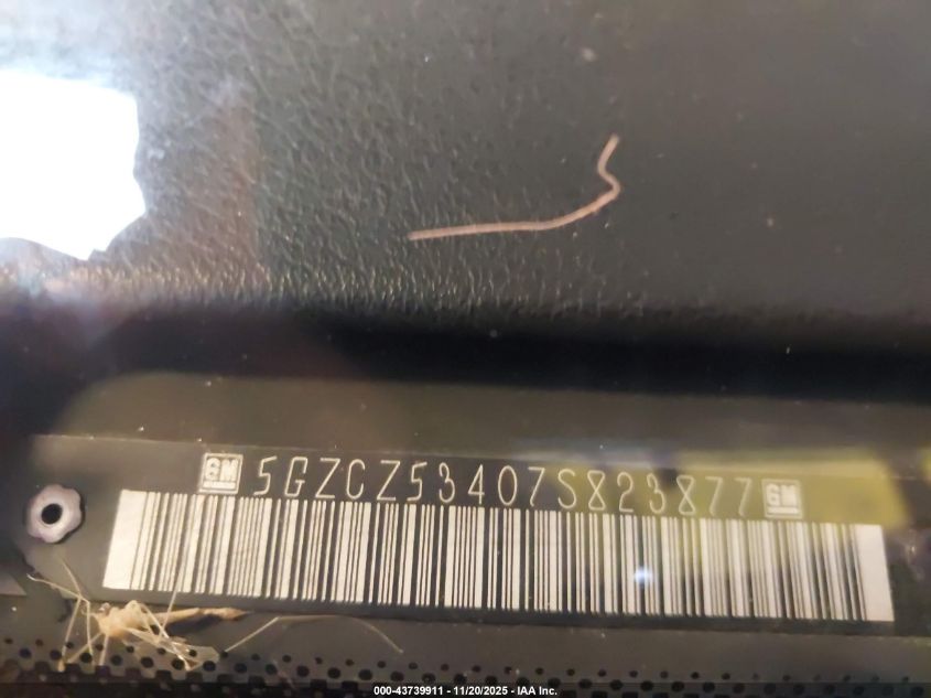 2007 Saturn Vue V6 VIN: 5GZCZ53407S823877 Lot: 43739911