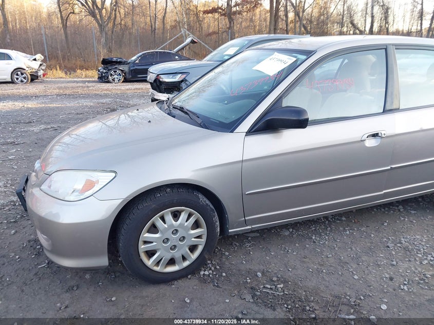 2004 Honda Civic Lx VIN: 2HGES16564H501860 Lot: 43739934