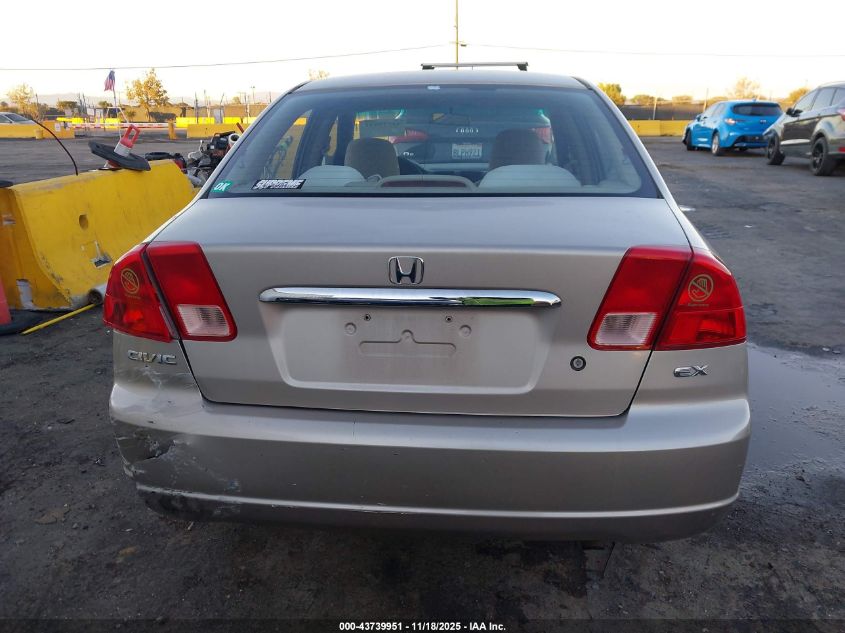 2002 Honda Civic Ex VIN: 2HGES26812H540658 Lot: 43739951