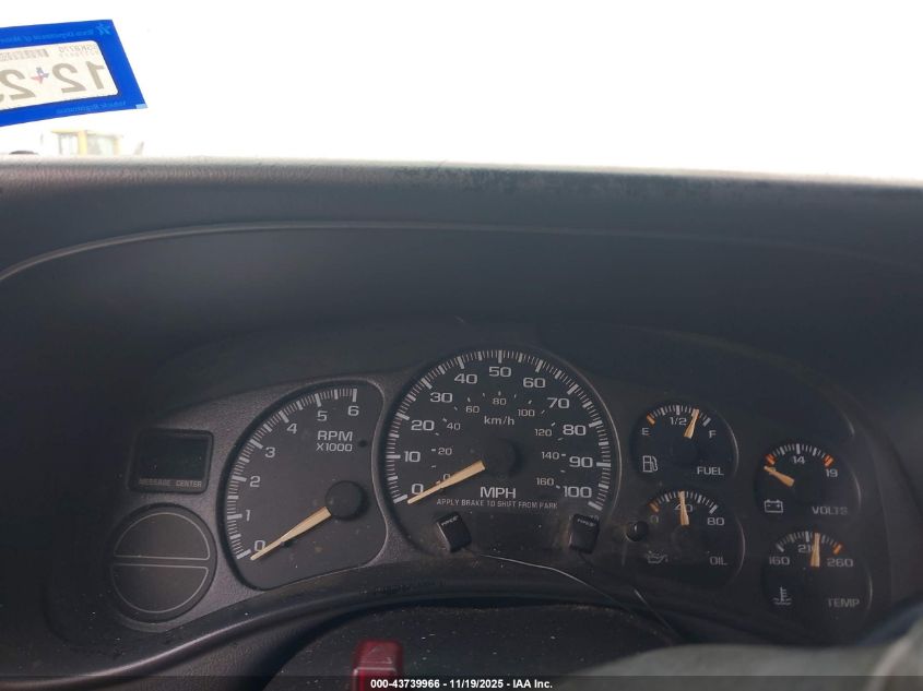 2002 Chevrolet Silverado 1500 Ls VIN: 2GCEK19T921142406 Lot: 43739966