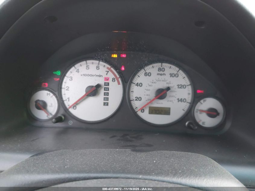 2002 Honda Civic Ex VIN: 2HGES26702H580706 Lot: 43739972