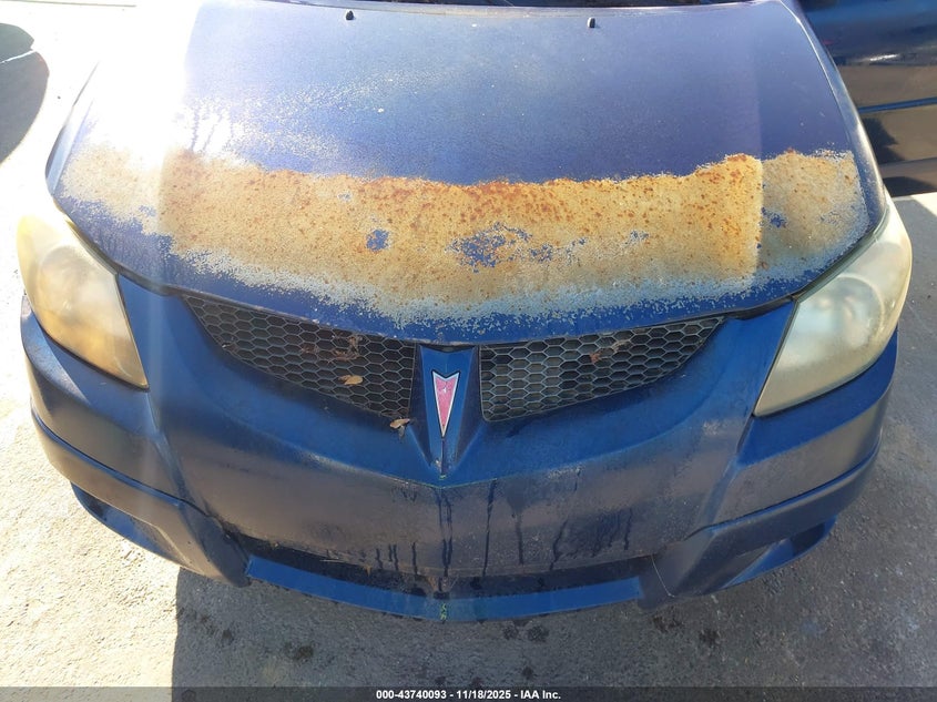 2004 Pontiac Vibe VIN: 5Y2SL62884Z460787 Lot: 43740093