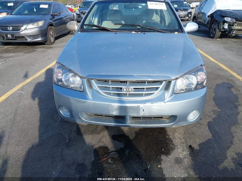 2006 Kia Spectra Ex/Lx/Sx VIN: KNAFE121165298283 Lot: 43740124