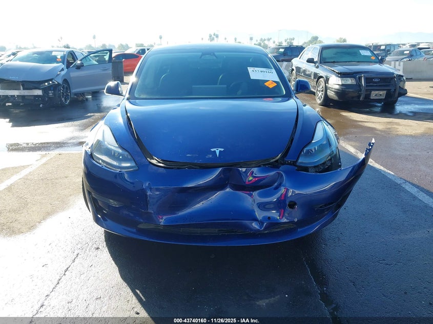 2022 Tesla Model 3 Long Range Dual Motor All-Wheel Drive VIN: 5YJ3E1EB2NF351807 Lot: 43740160
