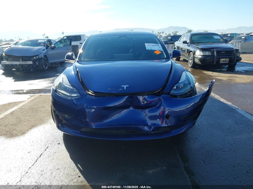 2022 Tesla Model 3 Long Range Dual Motor All-Wheel Drive VIN: 5YJ3E1EB2NF351807 Lot: 43740160