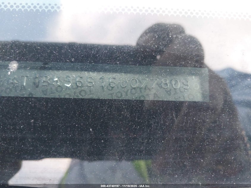 2006 Toyota Avalon Touring VIN: 4T1BK36B16U077809 Lot: 43740197