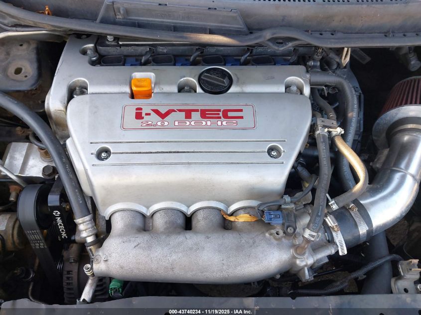 2008 Honda Civic Si VIN: 2HGFG21578H708234 Lot: 43740234